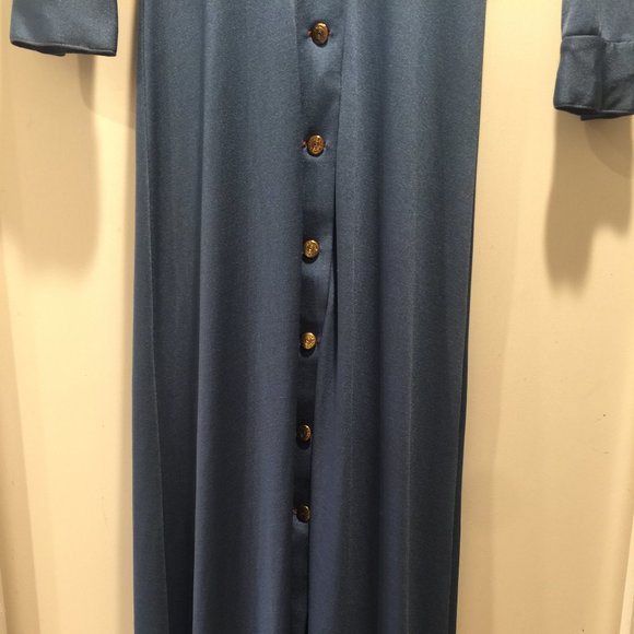 Vintage 70's Joy Stevens Full Button Maxi dress *Daisy Jones Costume* - Picture 14 of 16